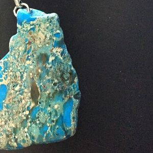 turquoise stone silver key chain